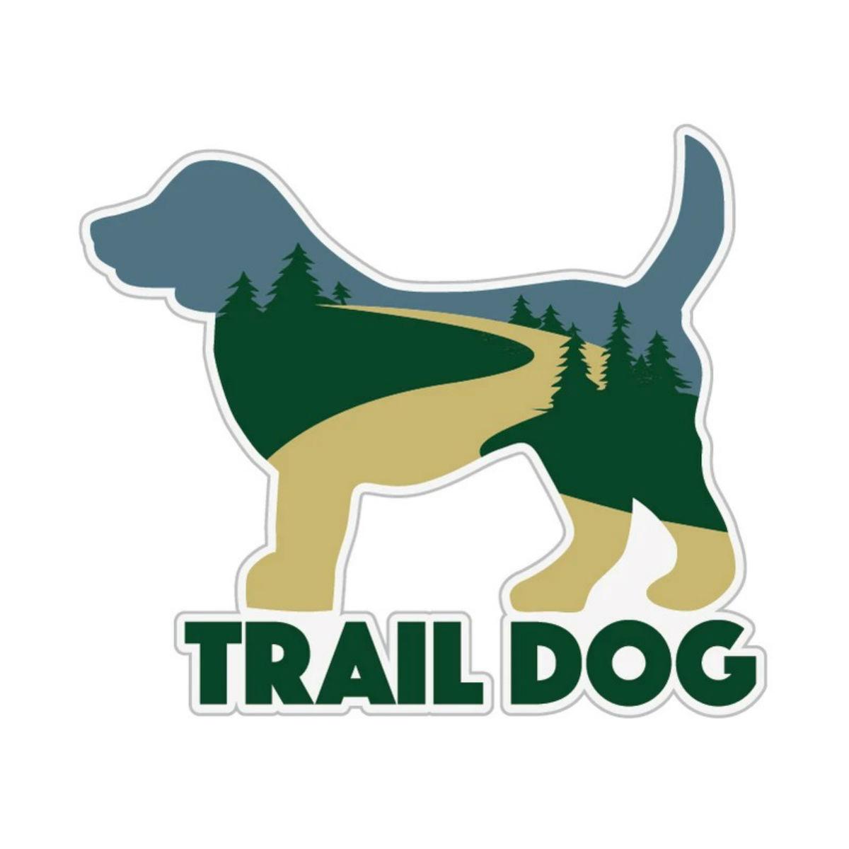 Dog Speak Trail Dog Sticker