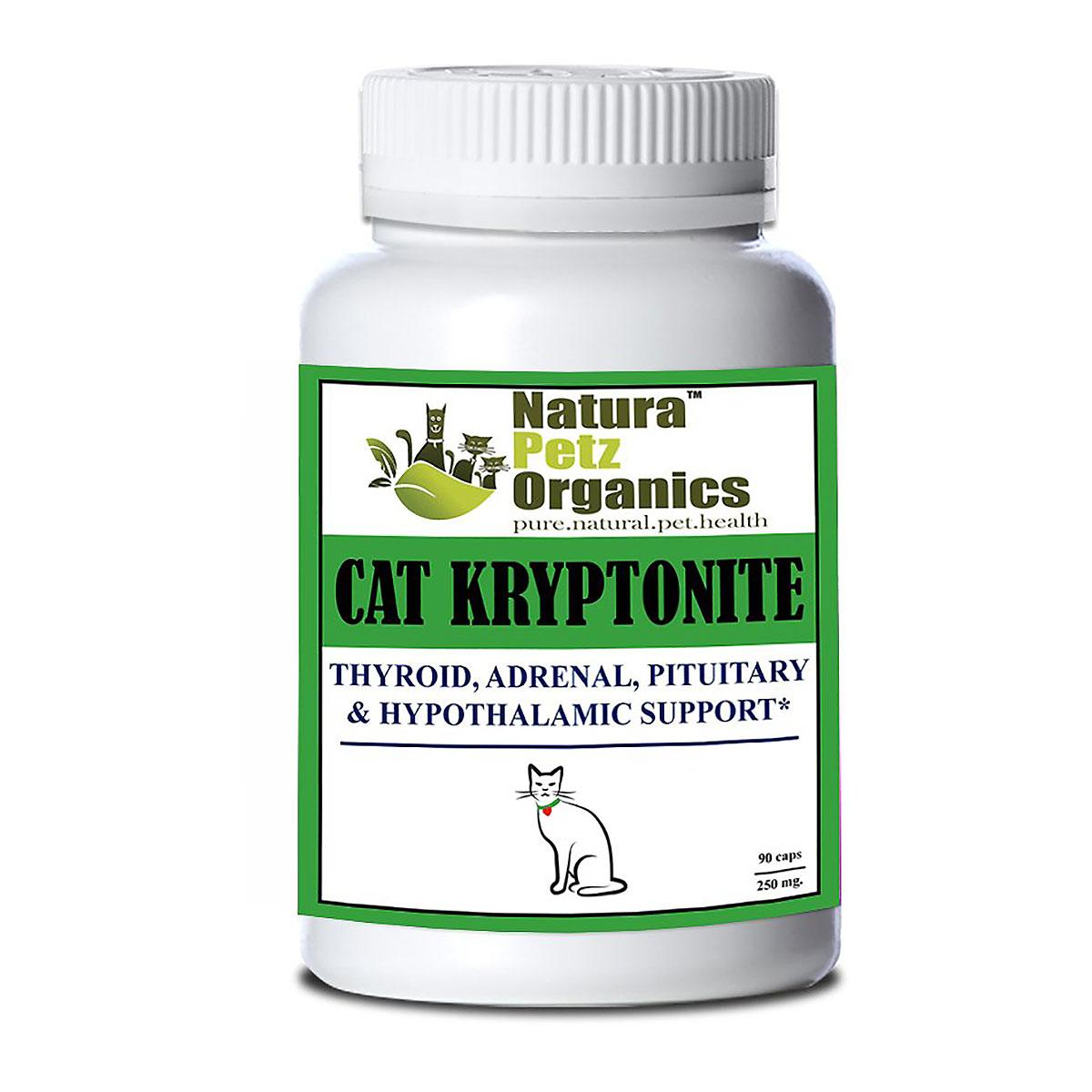 Natura Petz Organics Cat Kryptonite - Thyroid, Adrenal, Pituitary & Hypothalamic Support