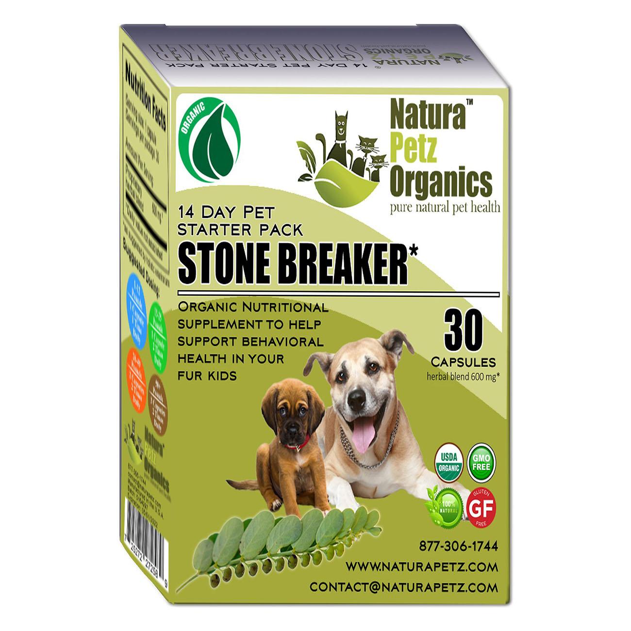 Natura Petz Organics Stone Breaker Starter Pack for Dogs