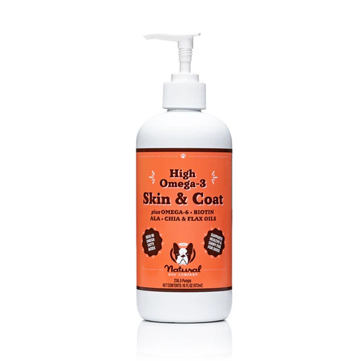Natural Dog Company Skin & Coat Oil Dog Food Topper