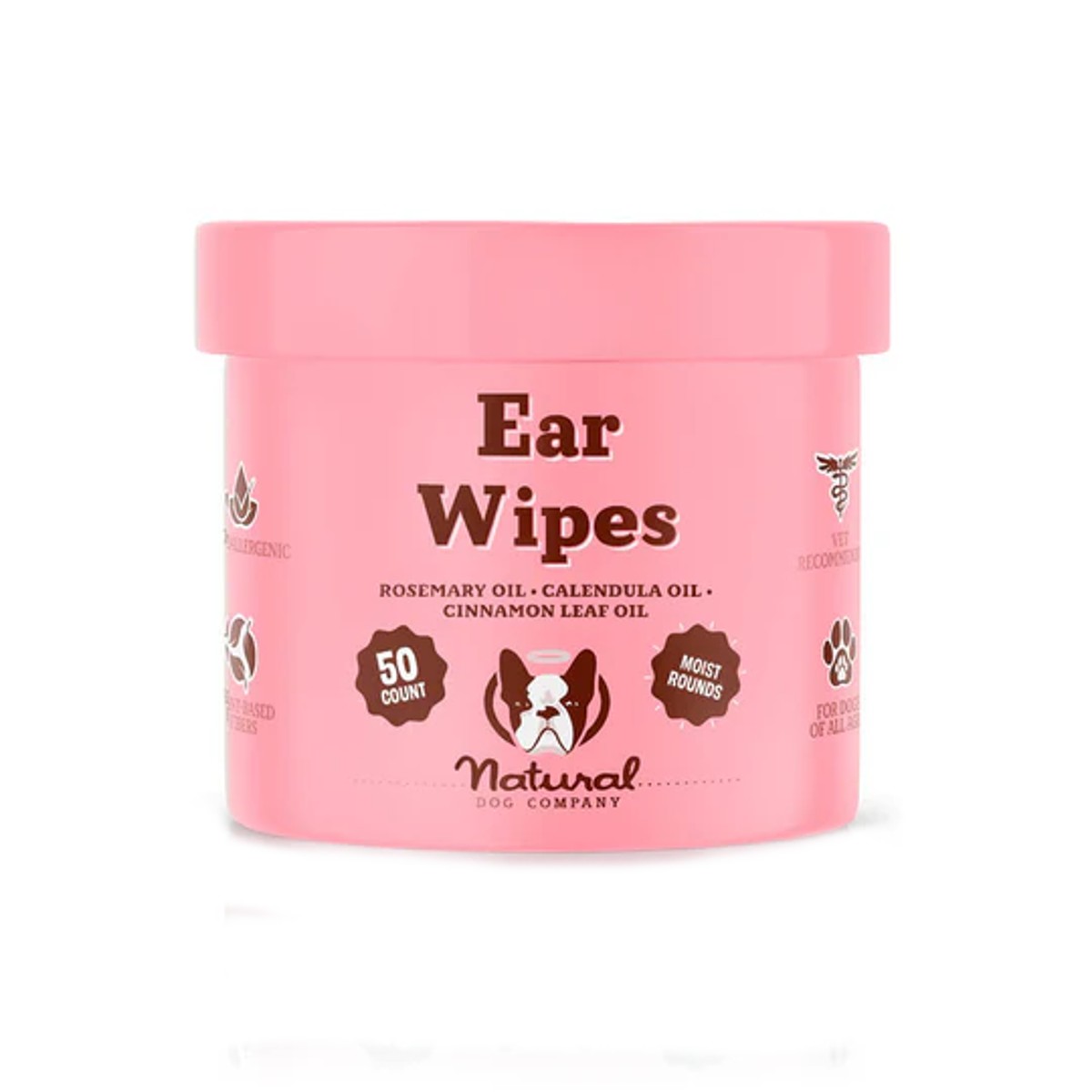 Natural Dog Company Ear Dog Wipes