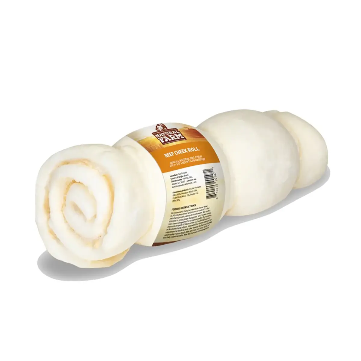 Natural Farm Beef Cheek Roll Dog Chews