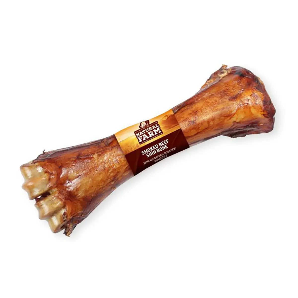 Natural Farm Smoked Beef Shin Bone Dog Chews