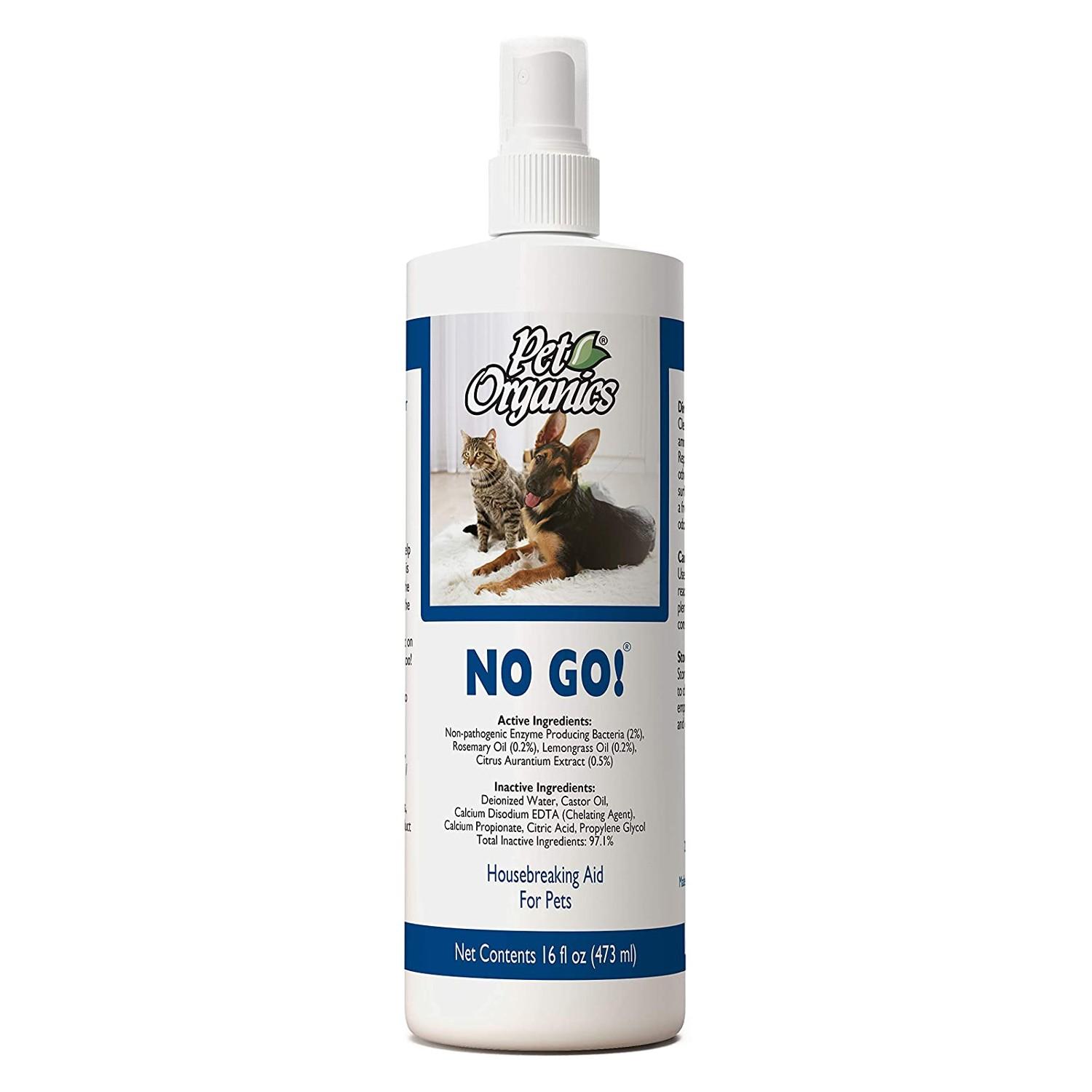 NaturVet Pet Organics No Go! House Breaking Aid Spray for Dogs and Cats