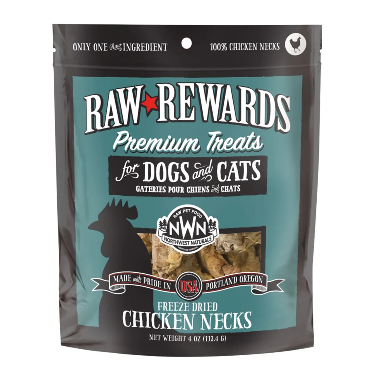 Northwest Naturals Freeze-Dried Chicken Necks Dog & Cat Treats