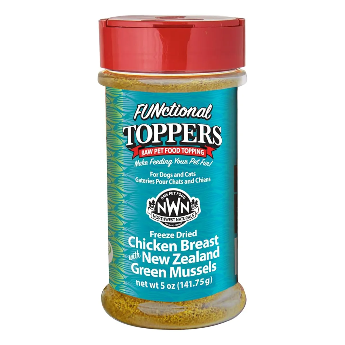 Northwest Naturals Freeze-Dried Dog & Cat Topper - Chicken Breast & New Zealand Green Mussels