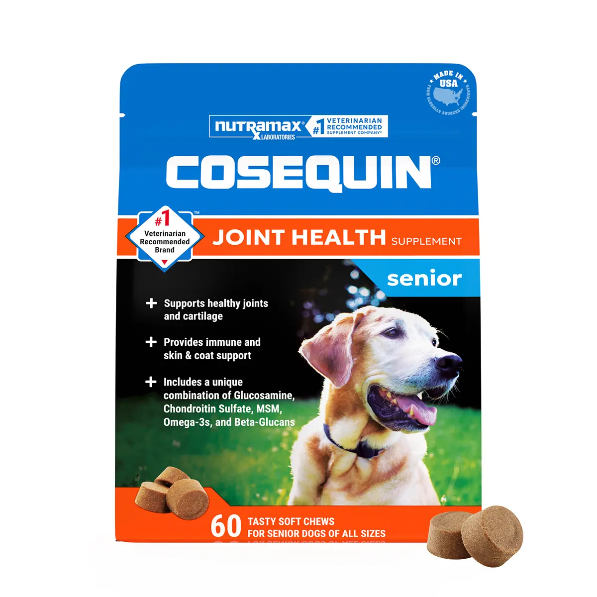 Nutramax Cosequin Senior Joint Health Supplement for Senior Dogs  Soft Chews