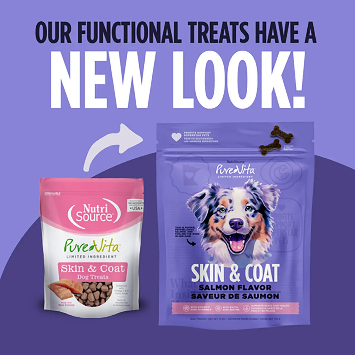 NutriSource PureVita Skin & Coat Dog Treats