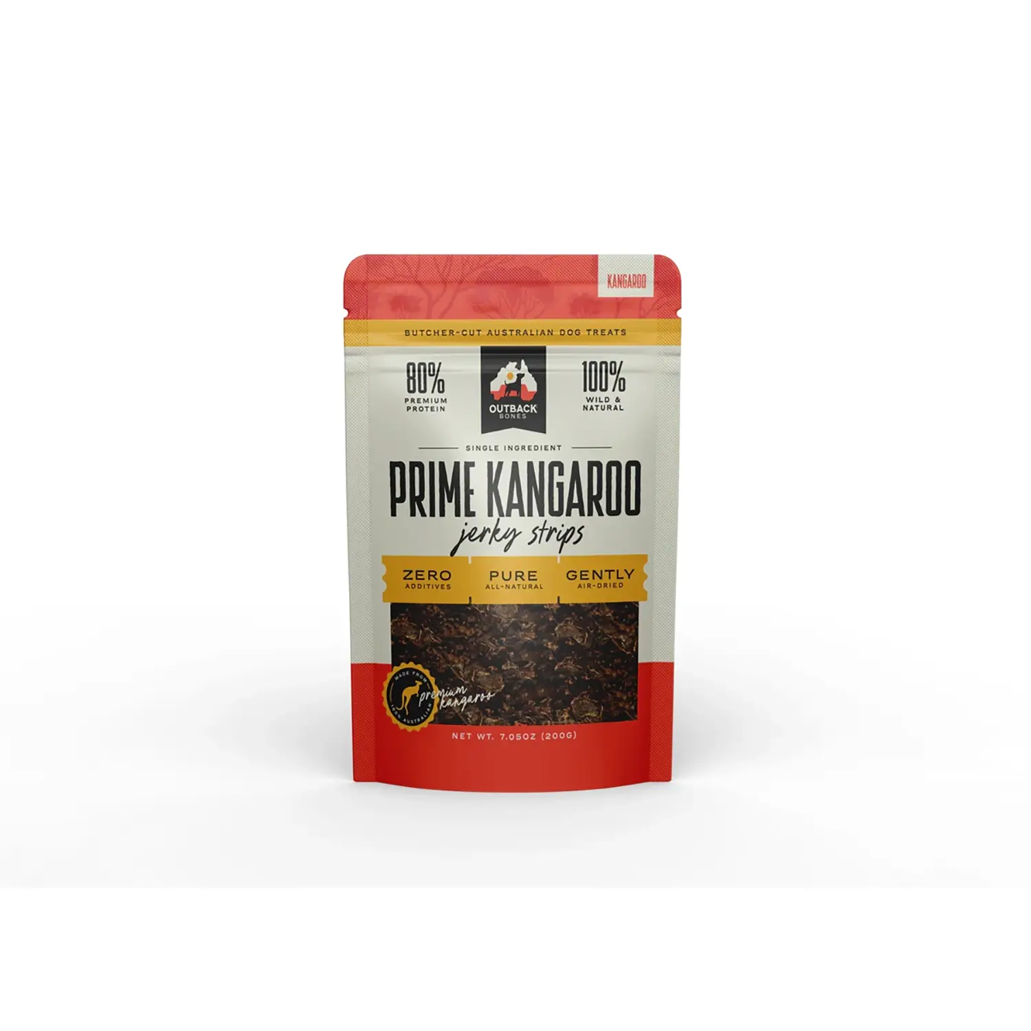 Outback Bones Dog Jerky - Prime Kangaroo 