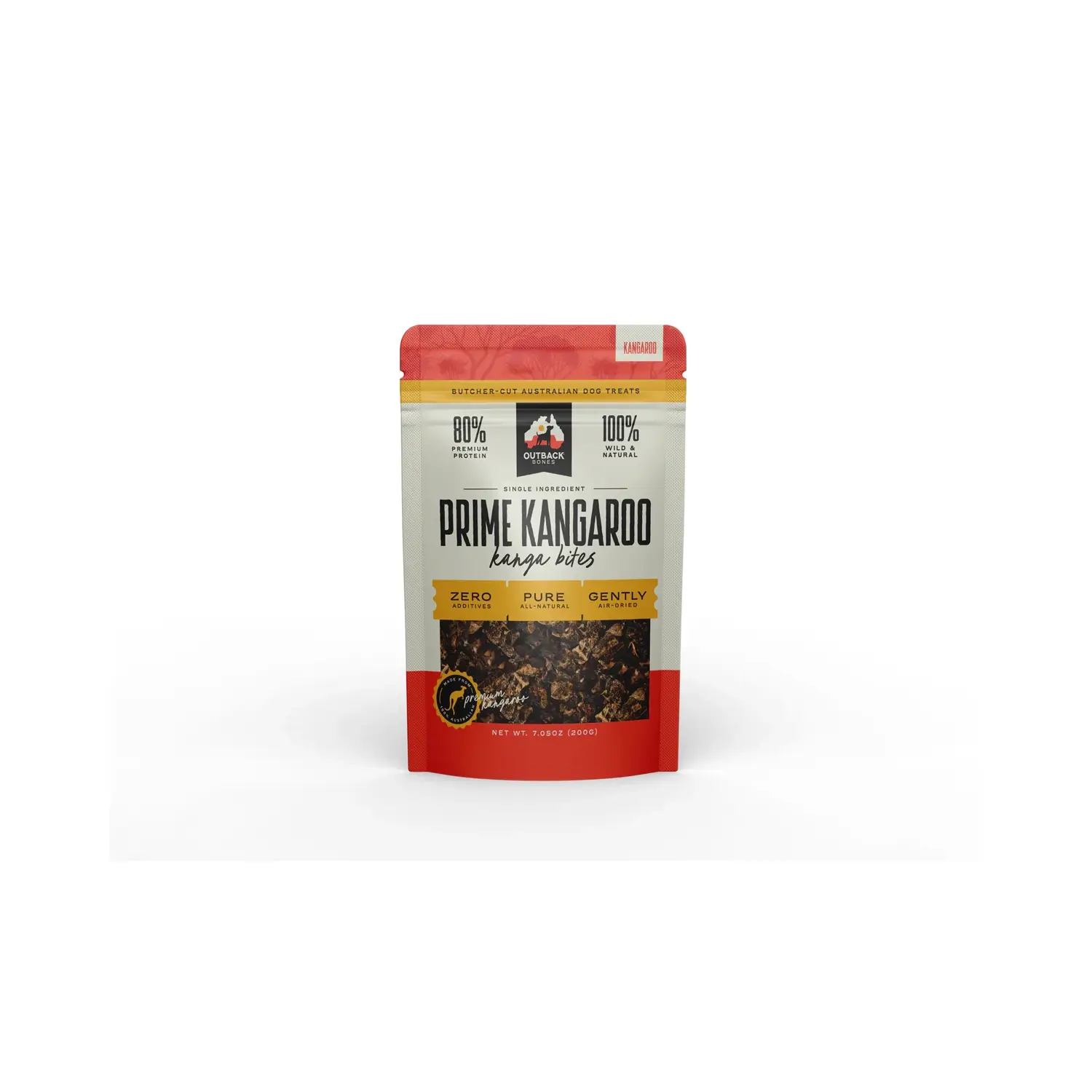 Outback Bones Dog Treats- Prime Kangaroo Kanga Bites 