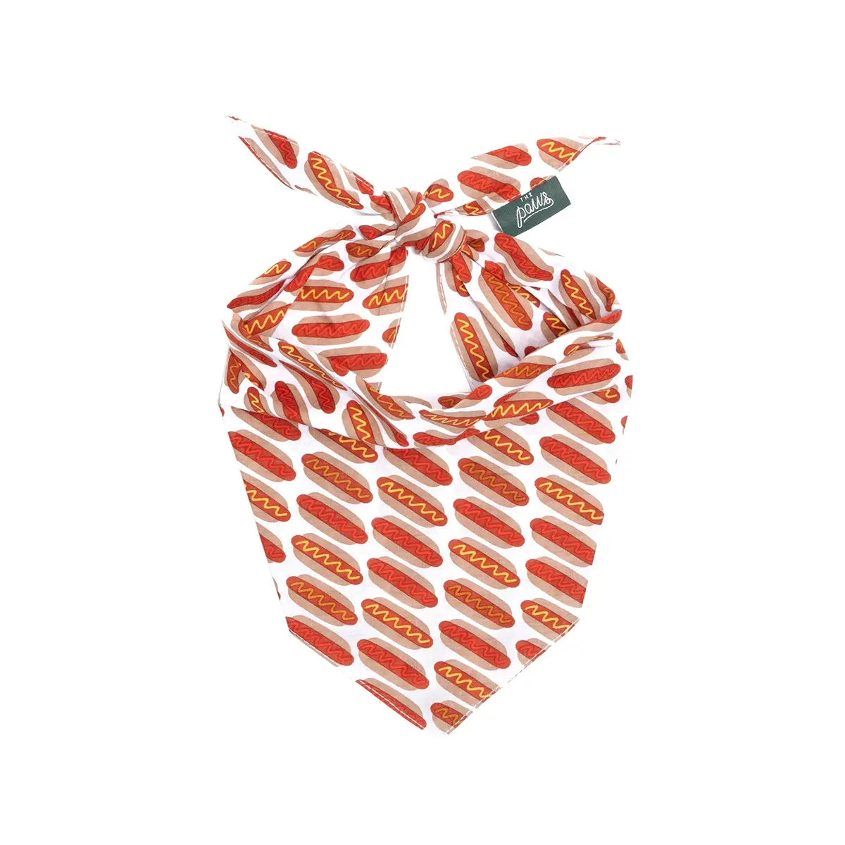 The Paws Dog and Cat Bandana - Hot Dogs 