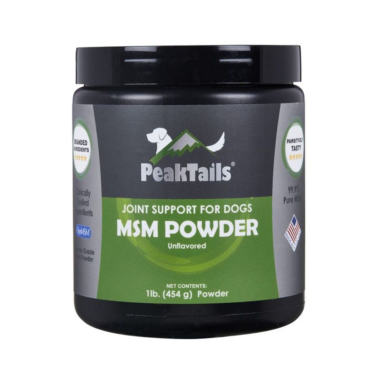 PeakTails MSM Powder Joint Support for Dogs