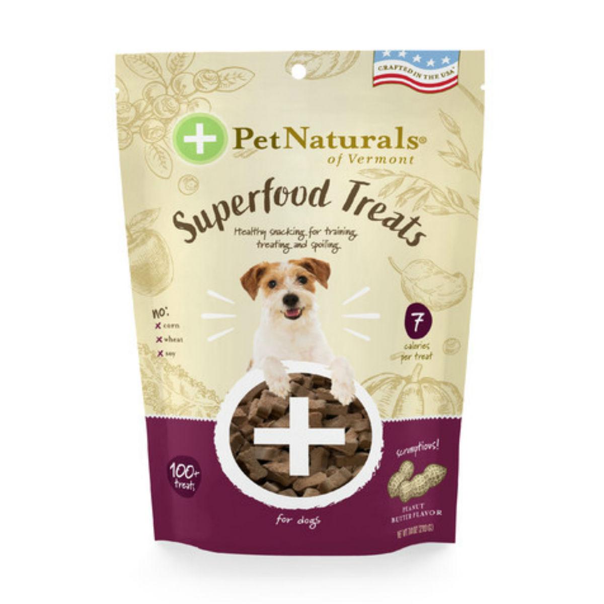 Pet Naturals Superfood Dog Treats - Peanut Butter Flavor
