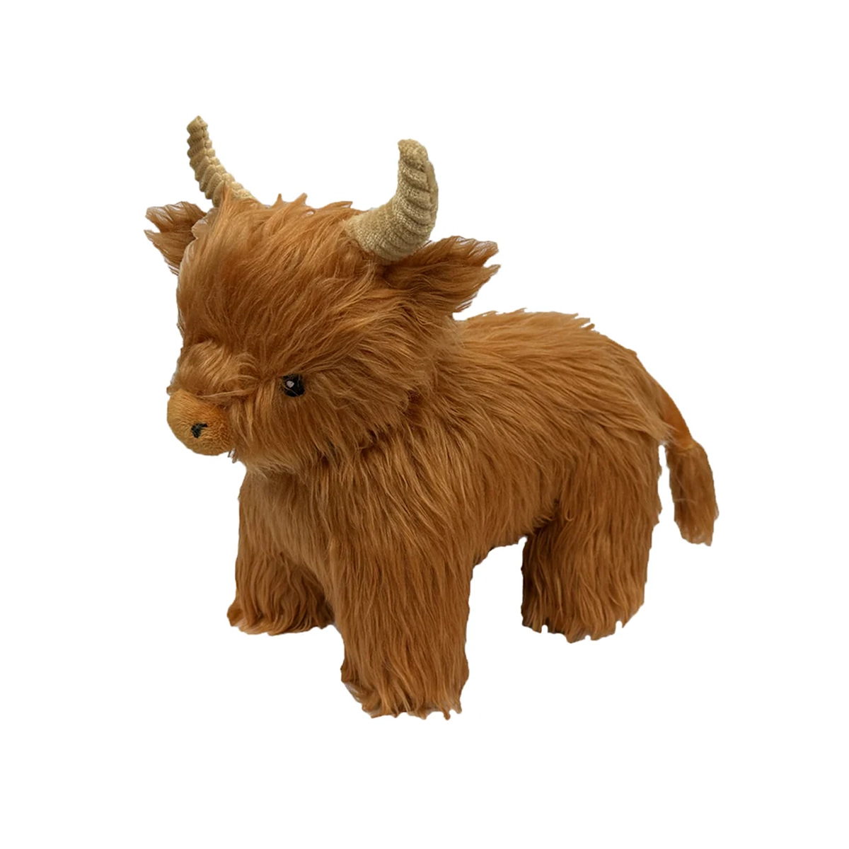 PetLou Plush Dog Toy - Golden Highland Cow 