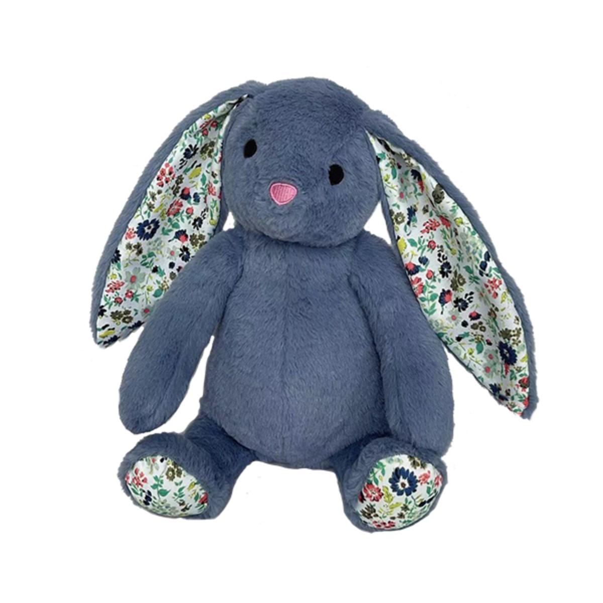 PetLou Floral Rabbit Dog Toy - Blue