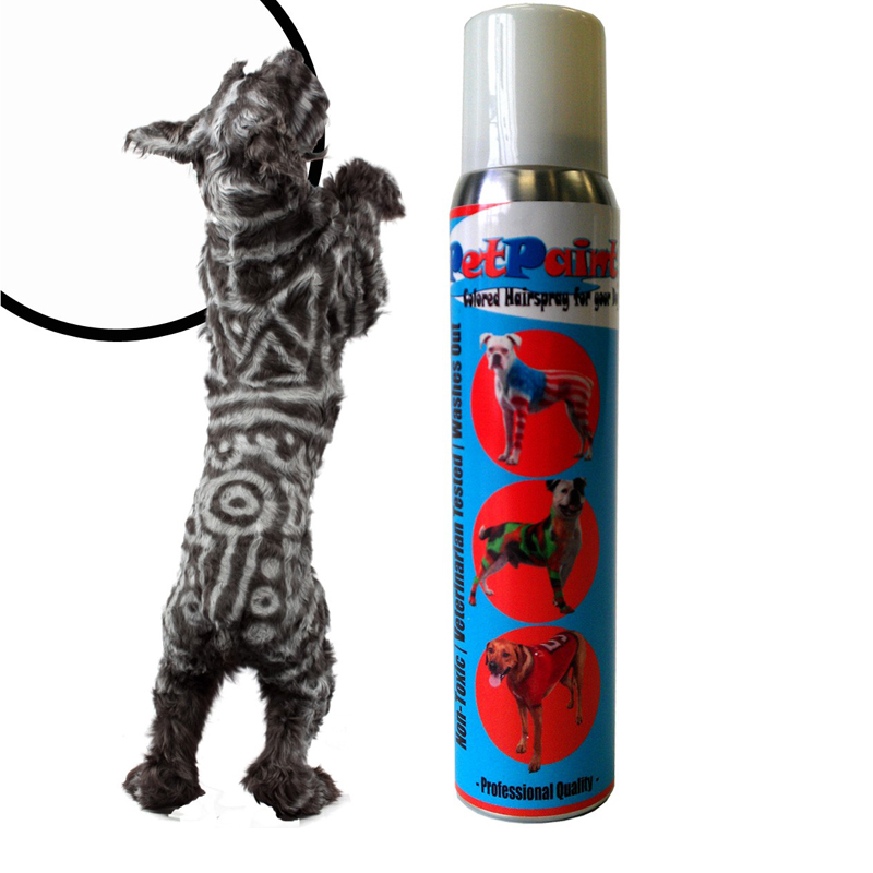 petpaint color dog hair spray whippet white 1