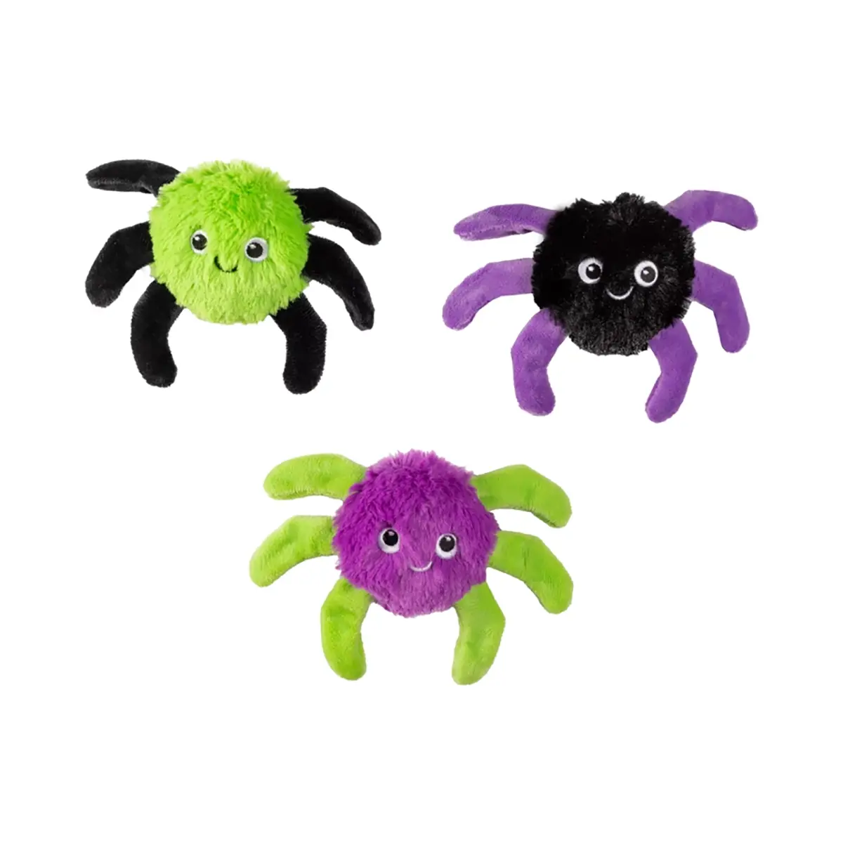 Petshop by Fringe Studio Halloween Dog Toy - Webbed in Mischief 3 Piece 