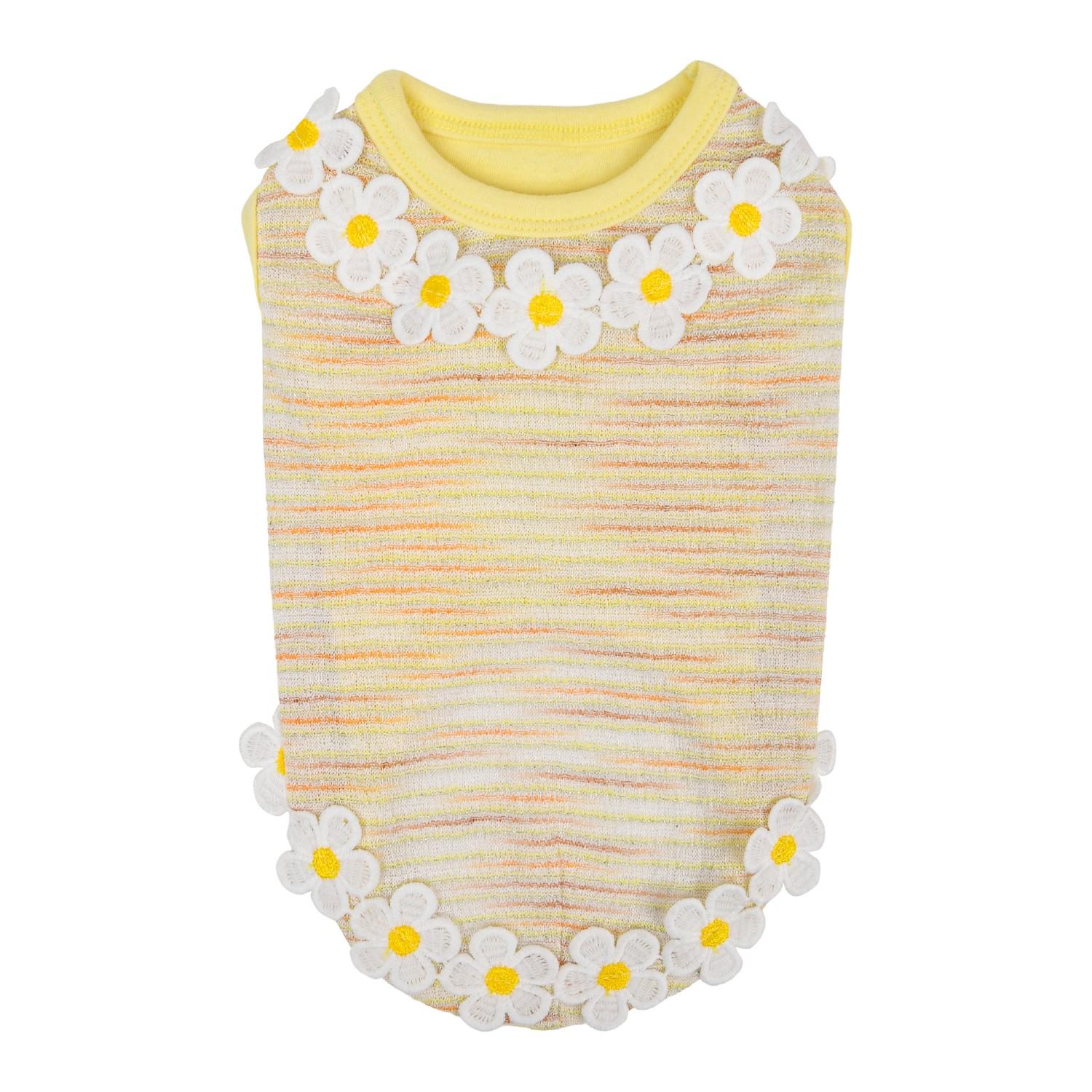 Pinkaholic Jazlyn Daisy Dog Shirt - Yellow