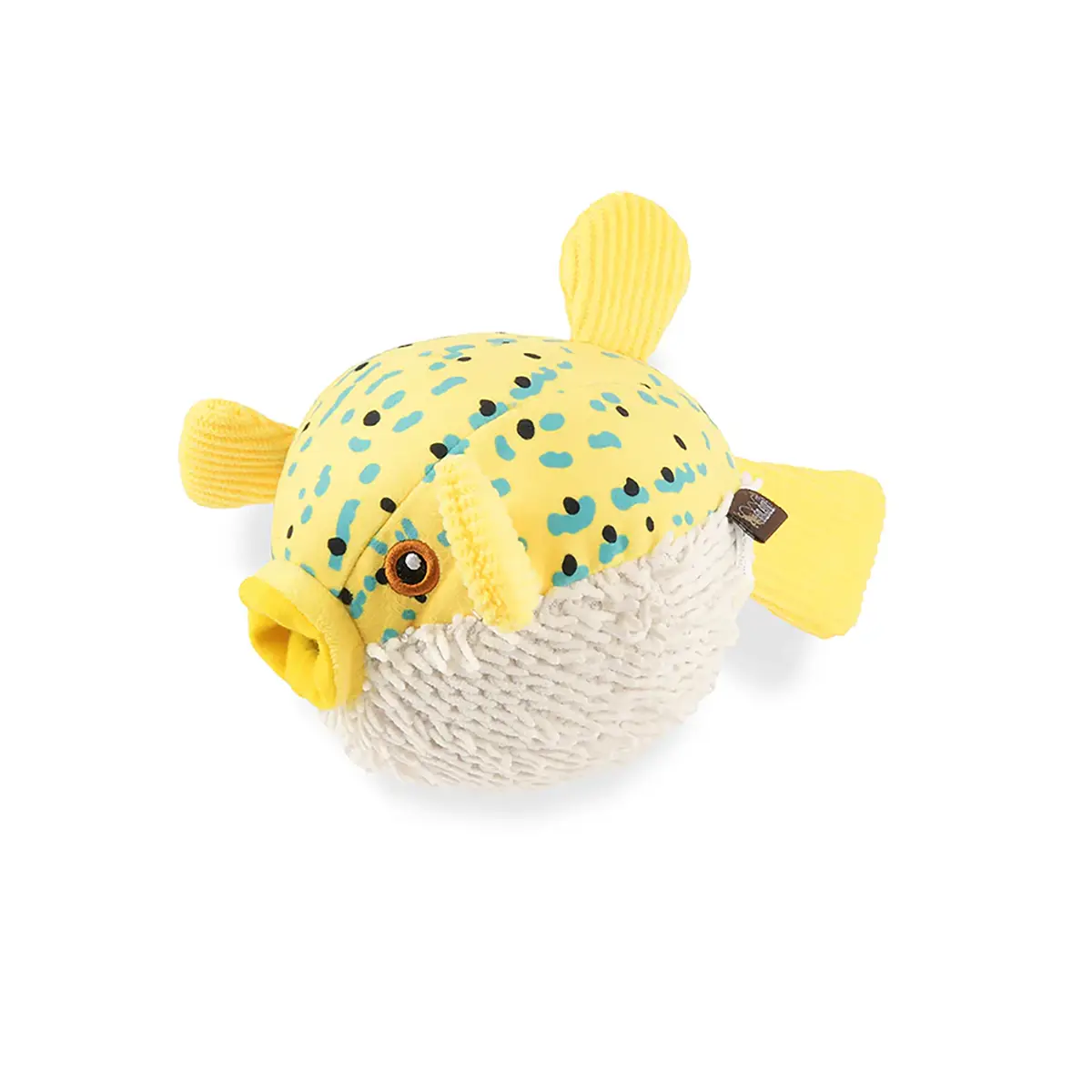 Play Pet Ocean Buddies Dog Toy - Puffer Fish