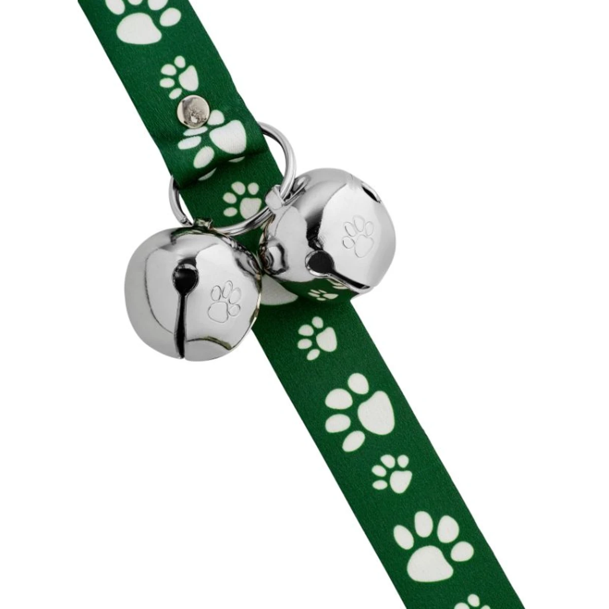 Poochie Bells Signature Tracks Dog Doorbell Potty Alert - Green