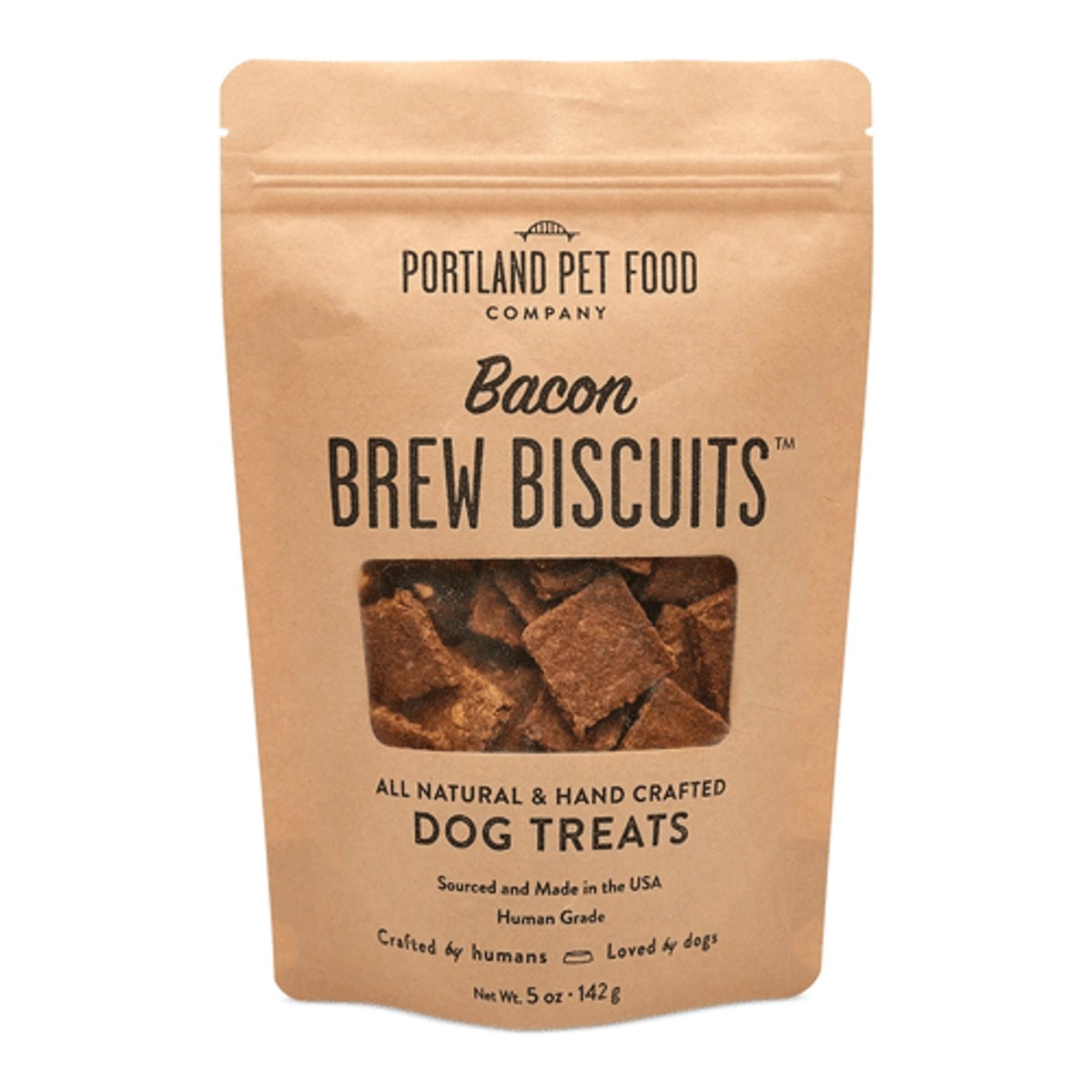 Portland Pet Food Brew Biscuit Dog Treats - Bacon