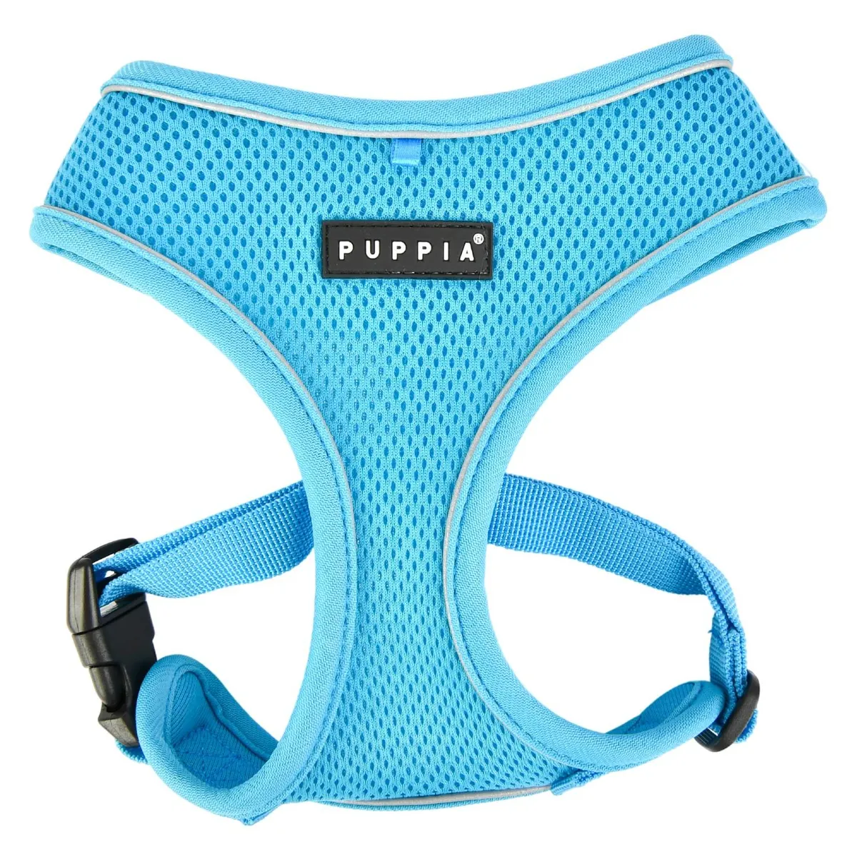 Pro Soft Adjustable Dog Harness by Puppia - Sky Blue