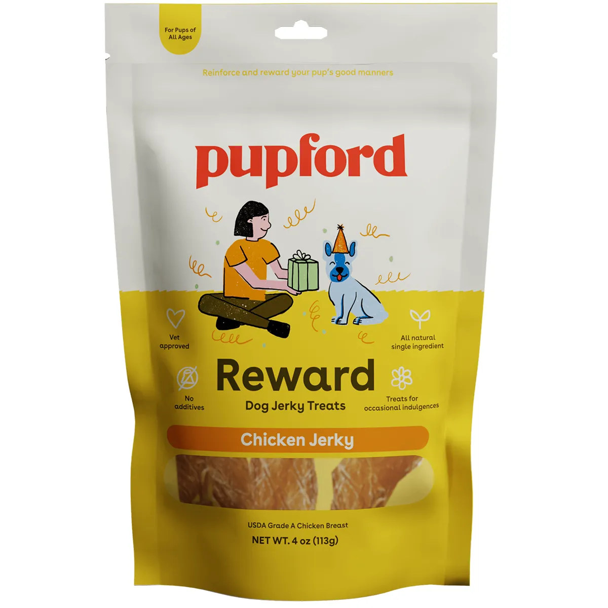 Pupford Chicken Jerky Dog Treats