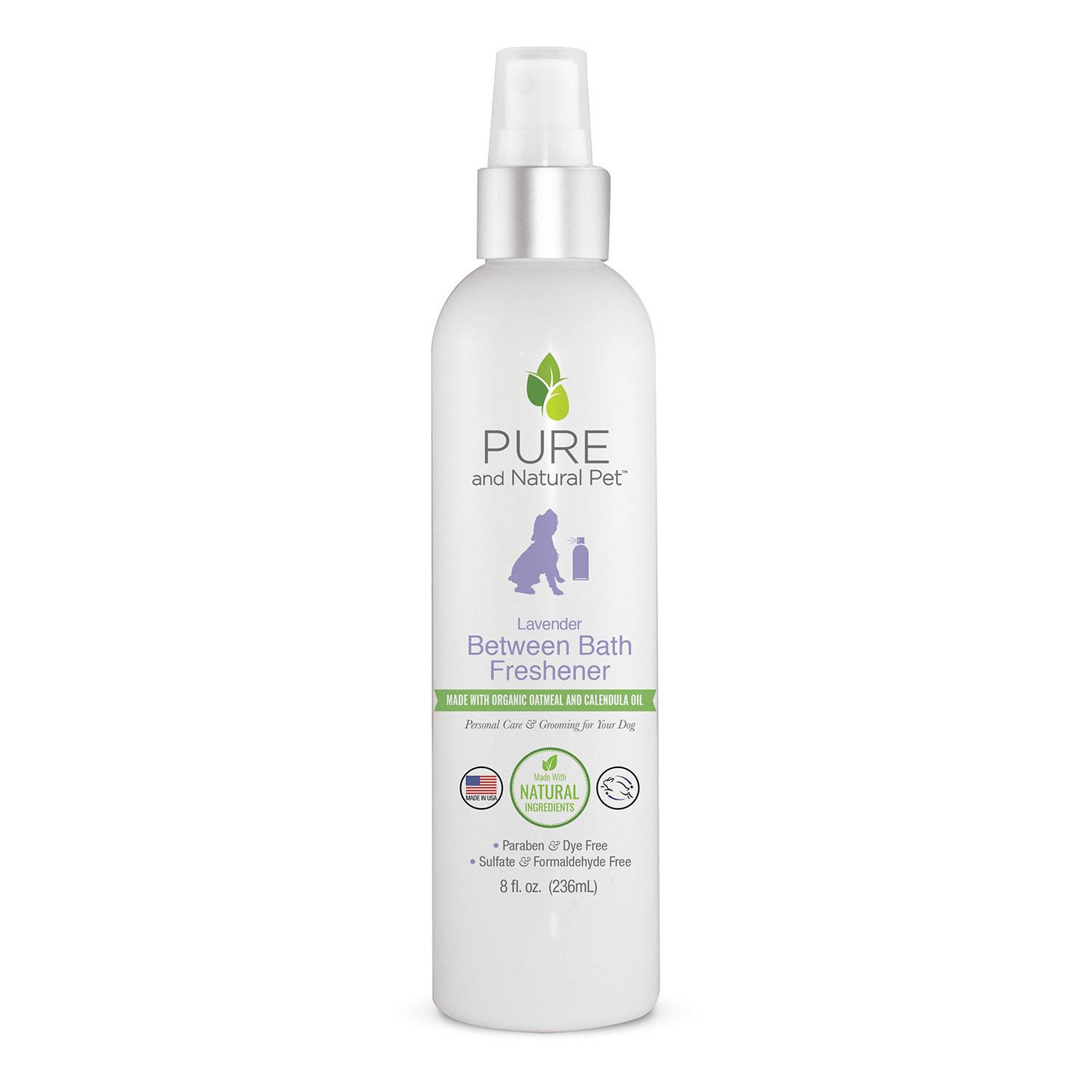 Pure and Natural Pet Between Bath Freshener Spray for Dogs - Lavender