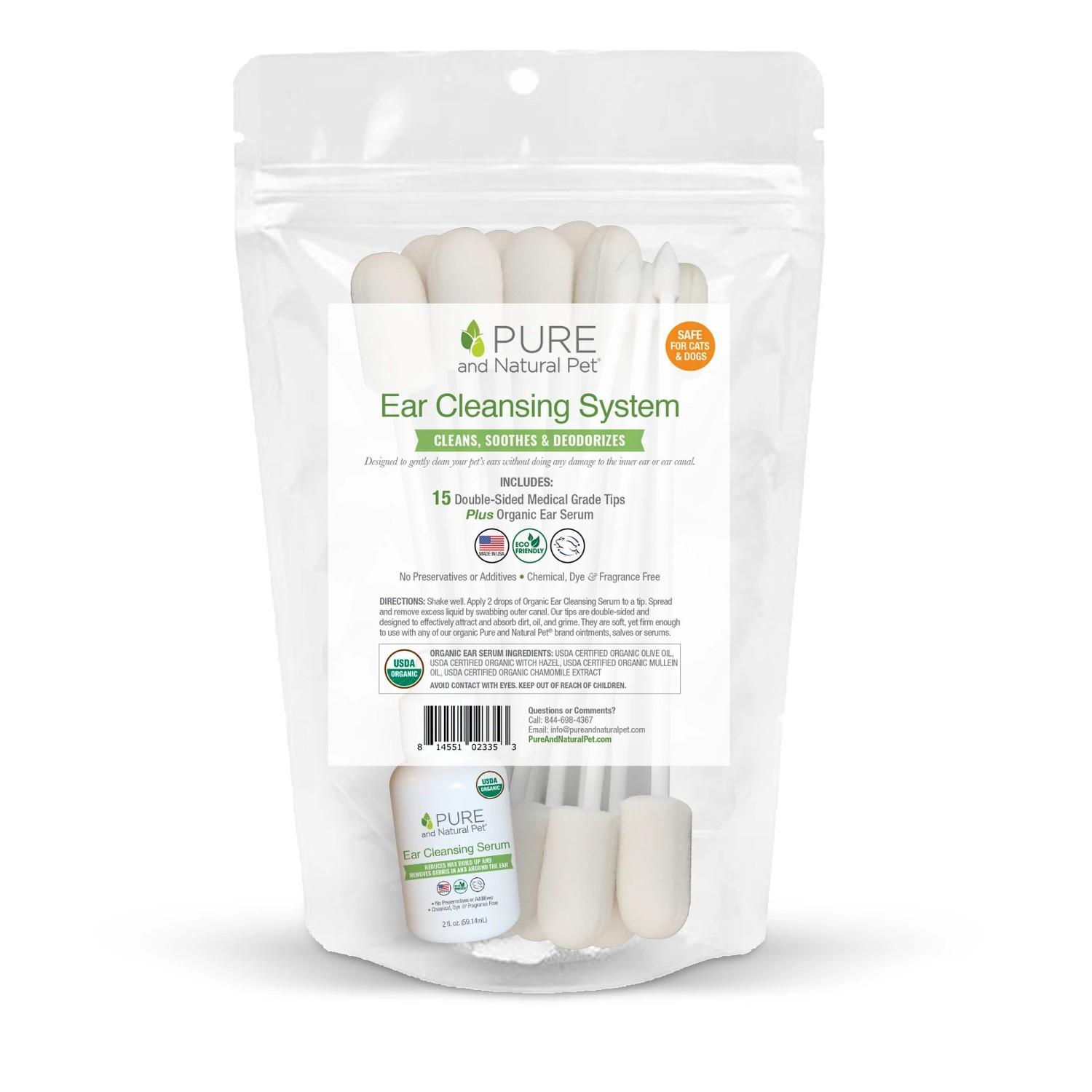 Pure and Natural Pet Canine Ear Cleansing System - Medical Grade