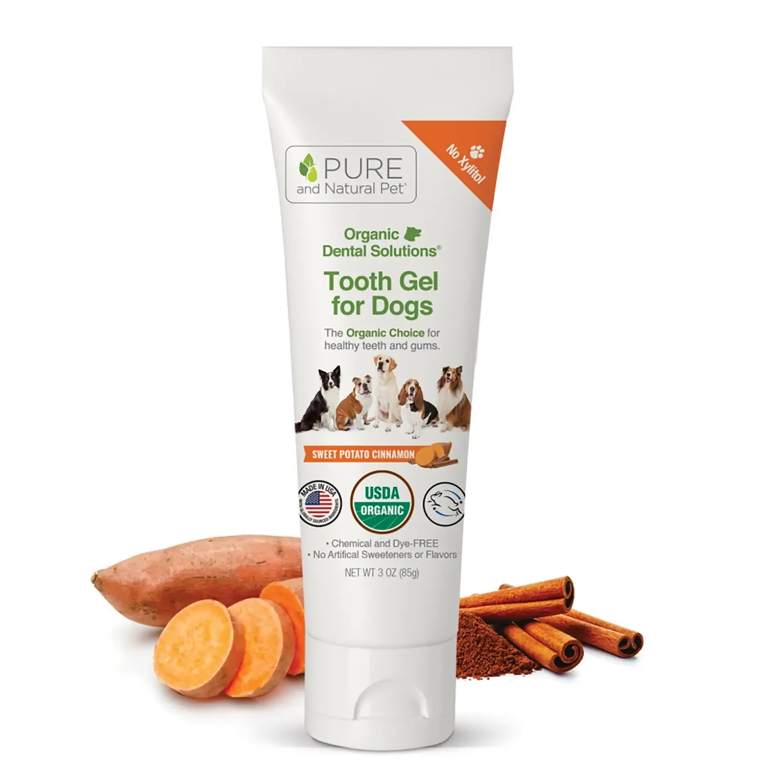 Pure and Natural Pet Organic Dental Solutions Canine Tooth Gel