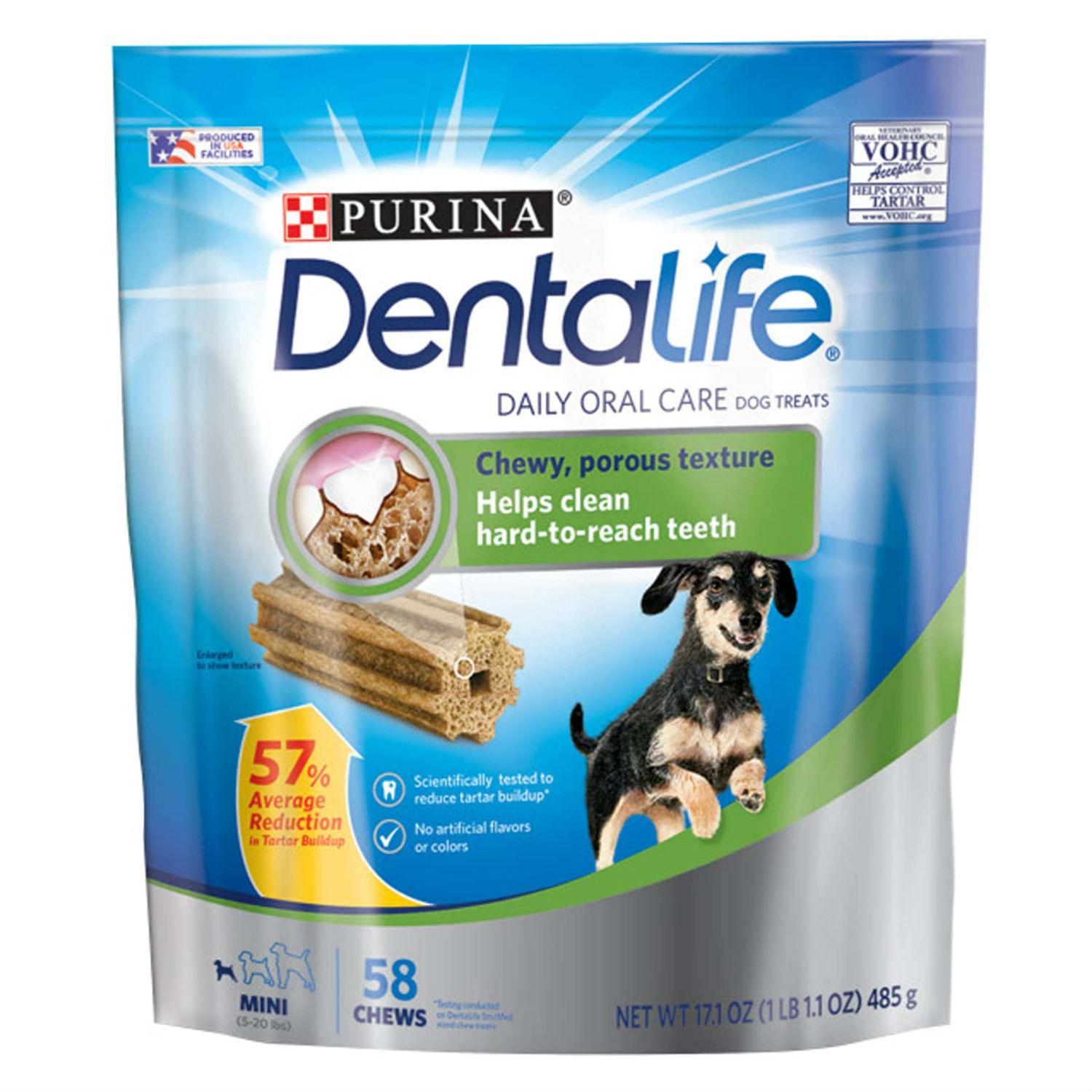 Purina Dentalife Daily Oral Care Dog Treats - Mini
