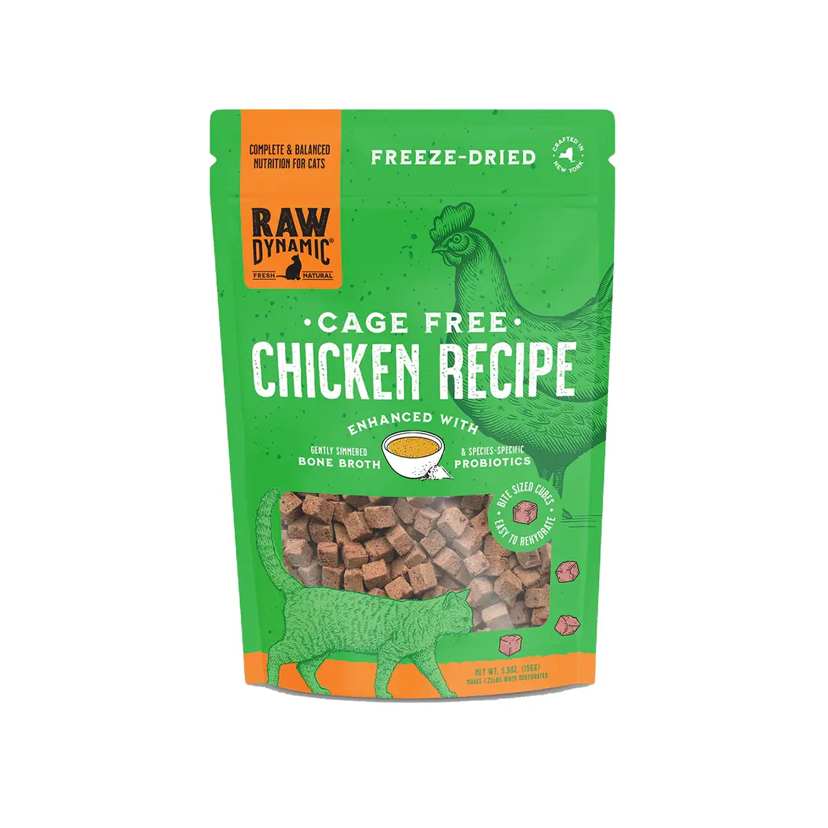 Raw Dynamic Freeze-Dried Raw Cat Food - Chicken