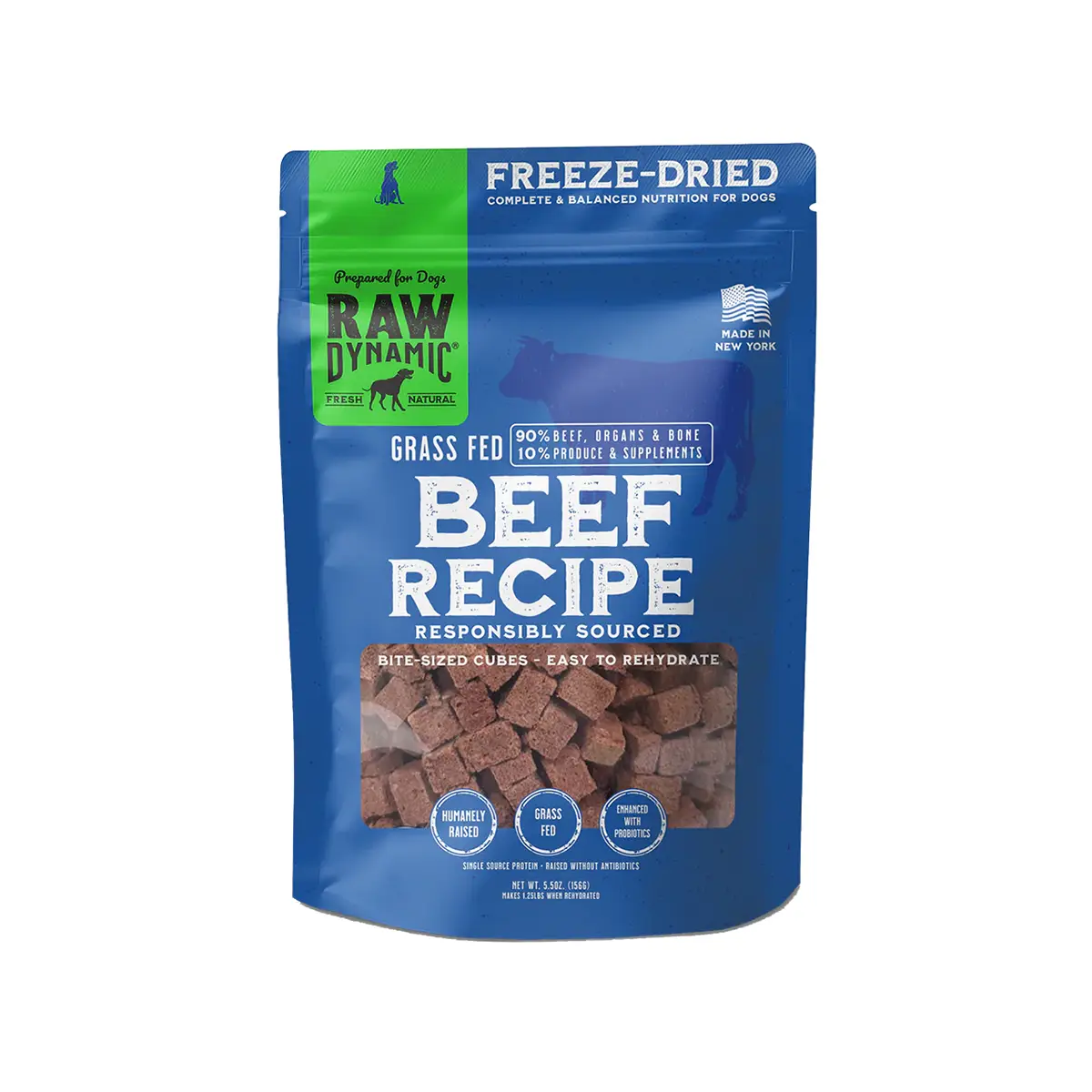 Raw Dynamic Freeze-Dried Raw Dog Food - Beef