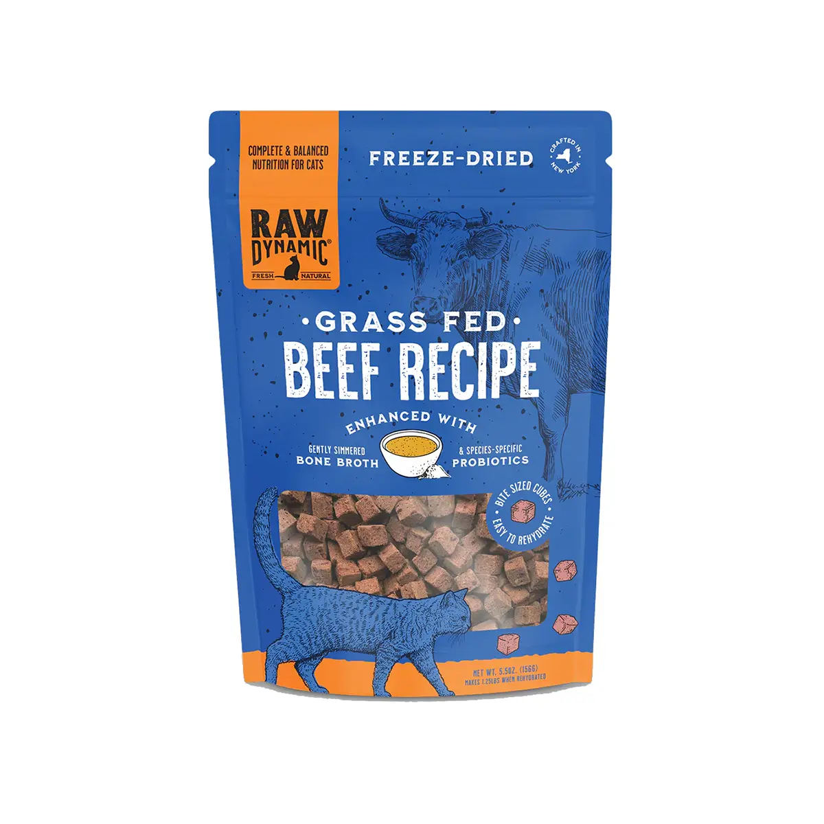 Raw Dynamic Freeze-Dried Raw Cat Food - Beef