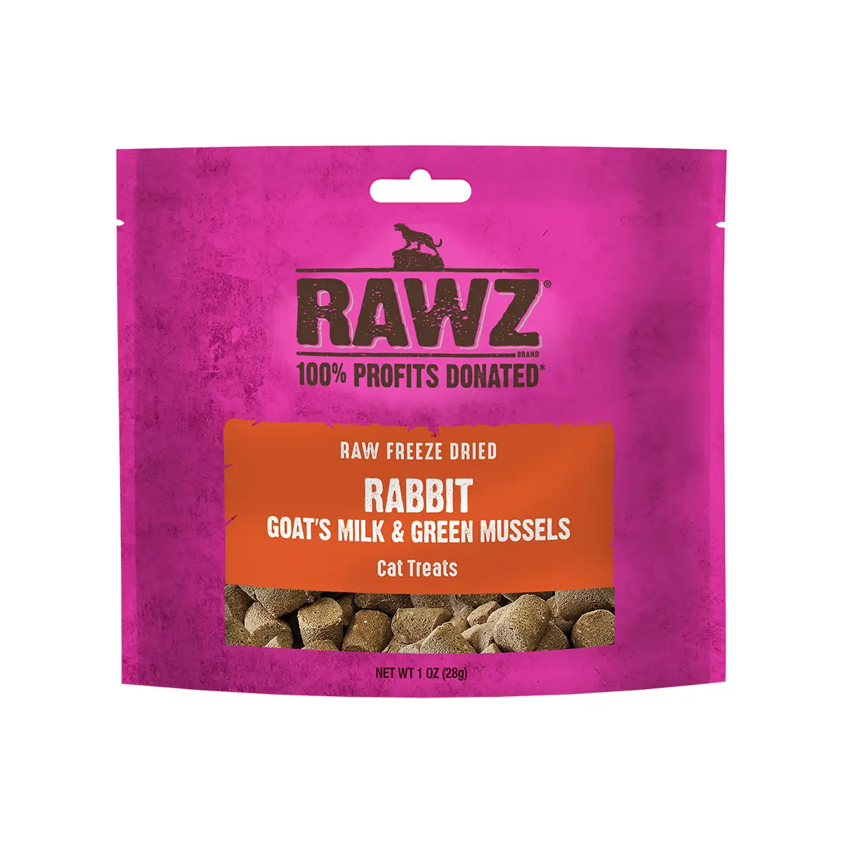 RAWZ Freeze Dried Cat Treat - Rabbit and Goat's Milk 