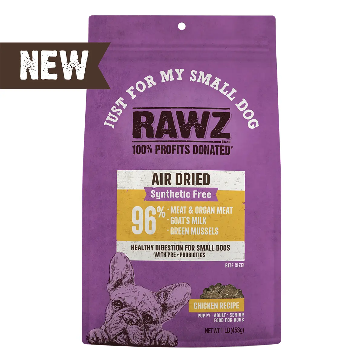 RAWZ Just for My Small Dog Air Dried Dog Food - Chicken Recipe 