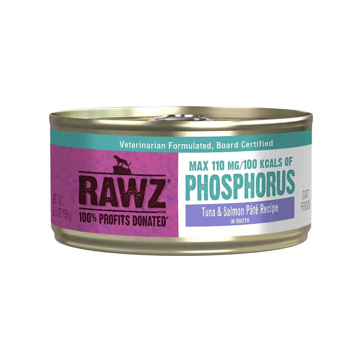 RAWZ Phosphorus Pate Canned Cat Food - Tuna & Salmon 