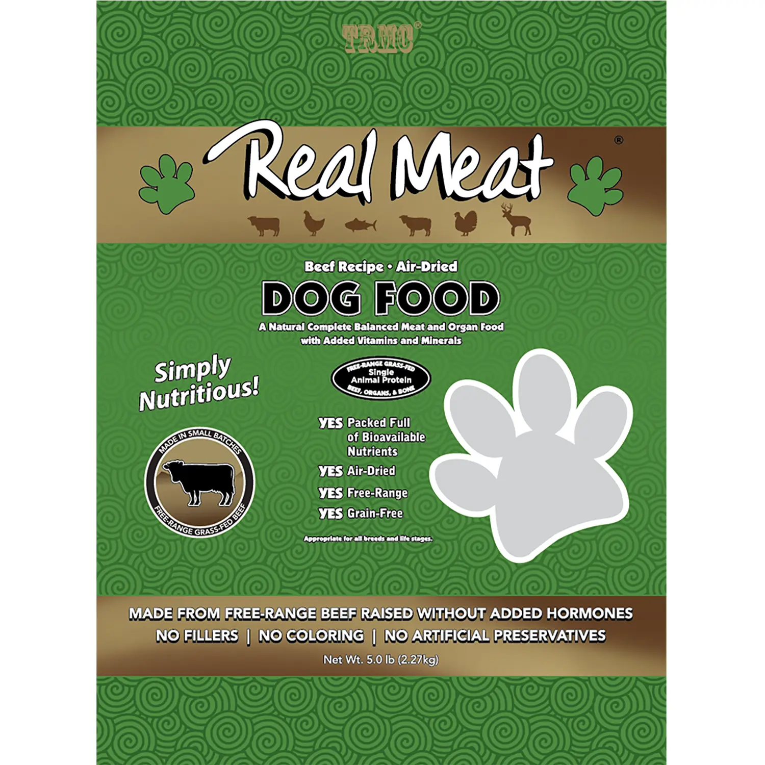 Real Meat Air-Dried Dog Food - Beef