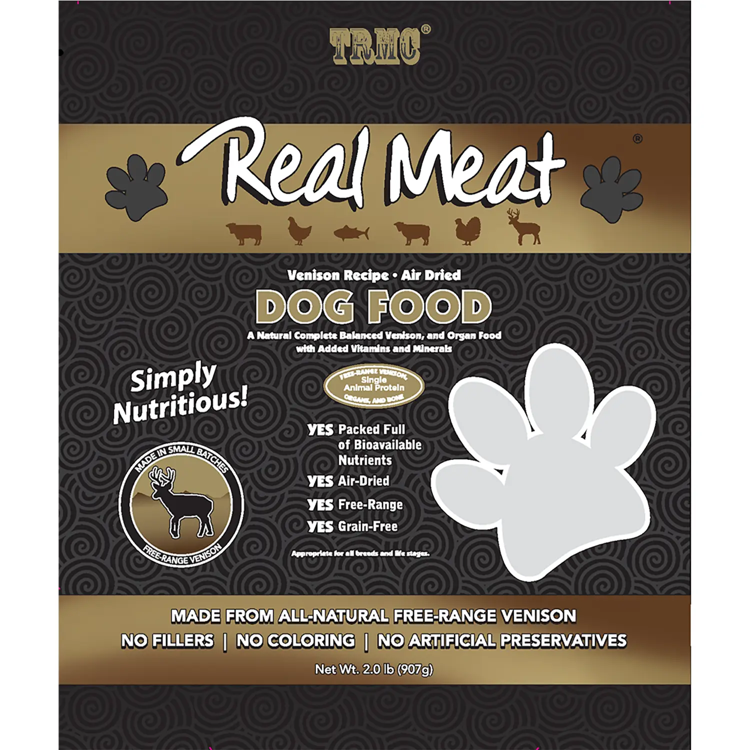 Real Meat Air-Dried Dog Food - Venison