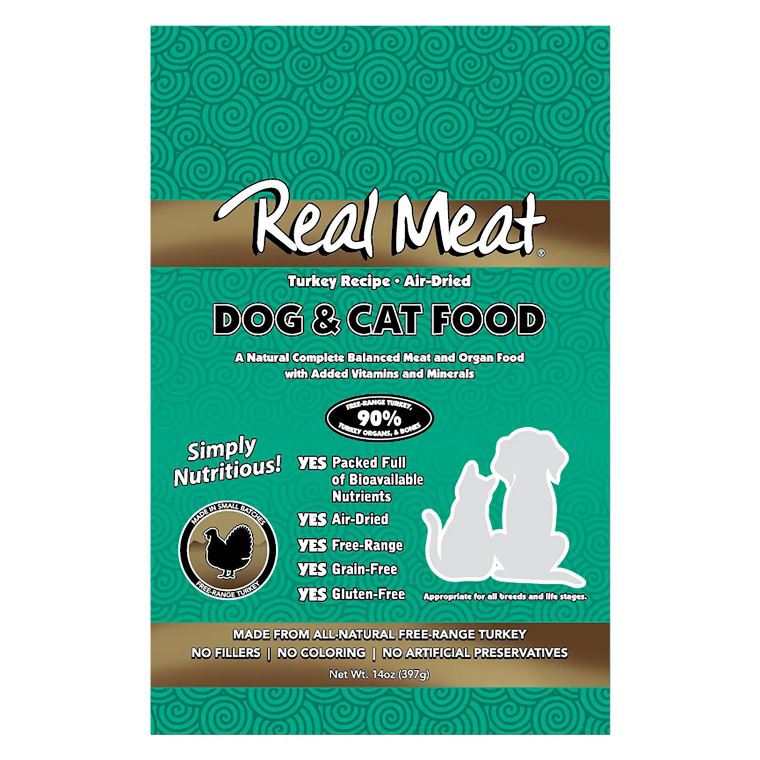 Real Meat Dog and Cat Food - Turkey