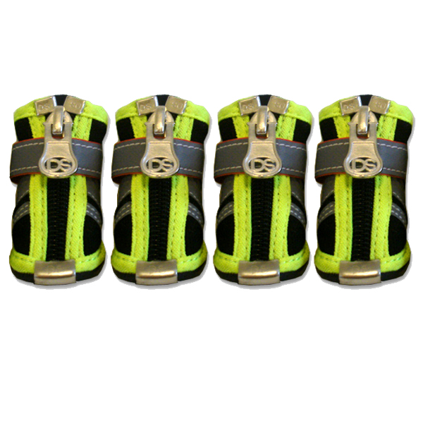 Doggy Style Designs Reflector Dog Boots - Black