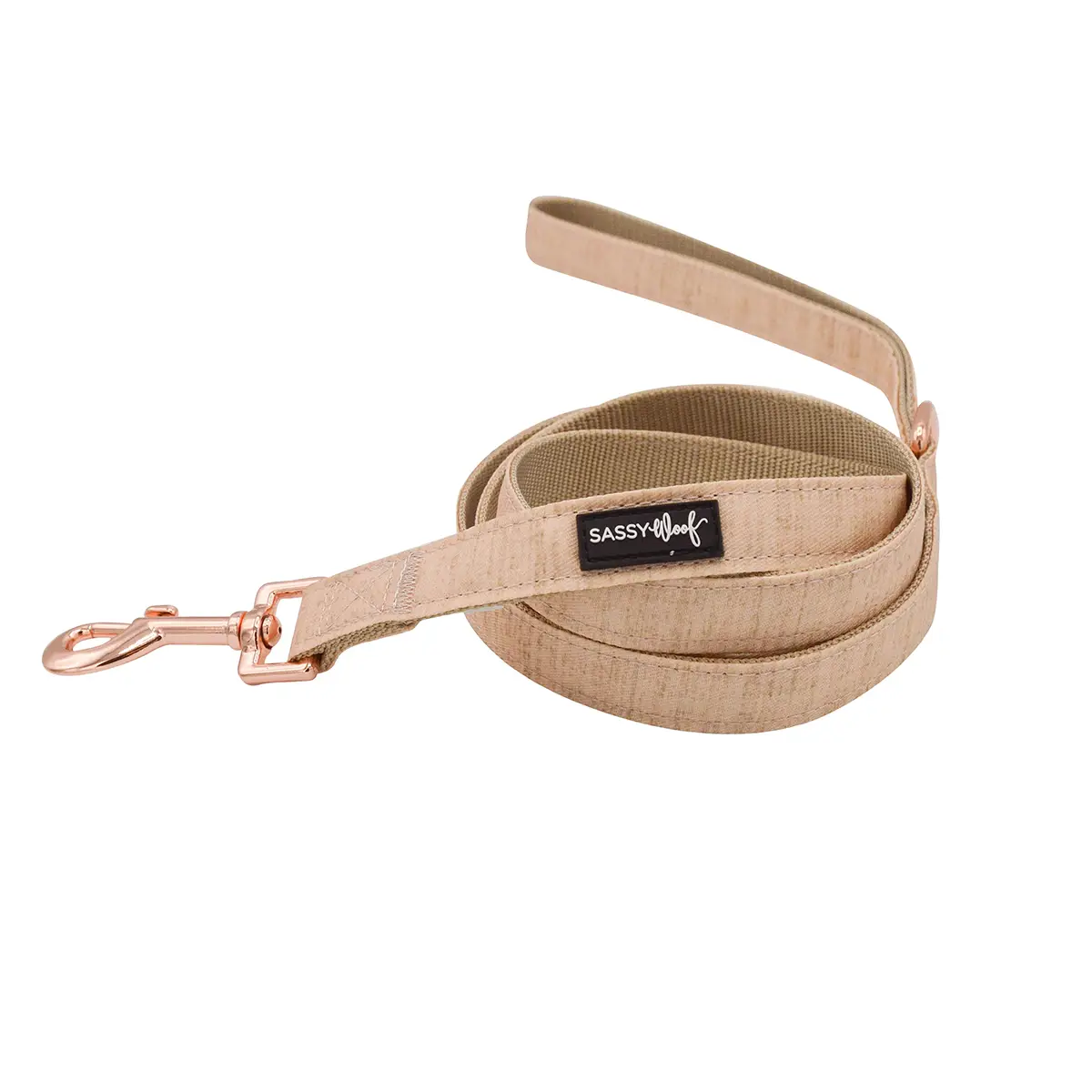Sassy Woof Fabric Dog Leash - Pinot
