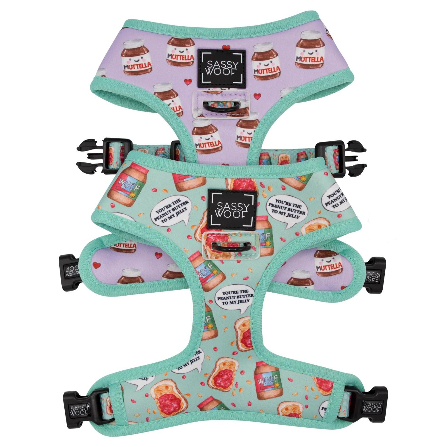 Sassy Woof Reversible Dog Harness - Spread The Love