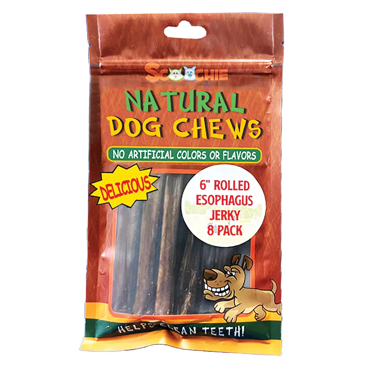 Scoochie Pet Rolled Esophagus Jerky Dog Treat