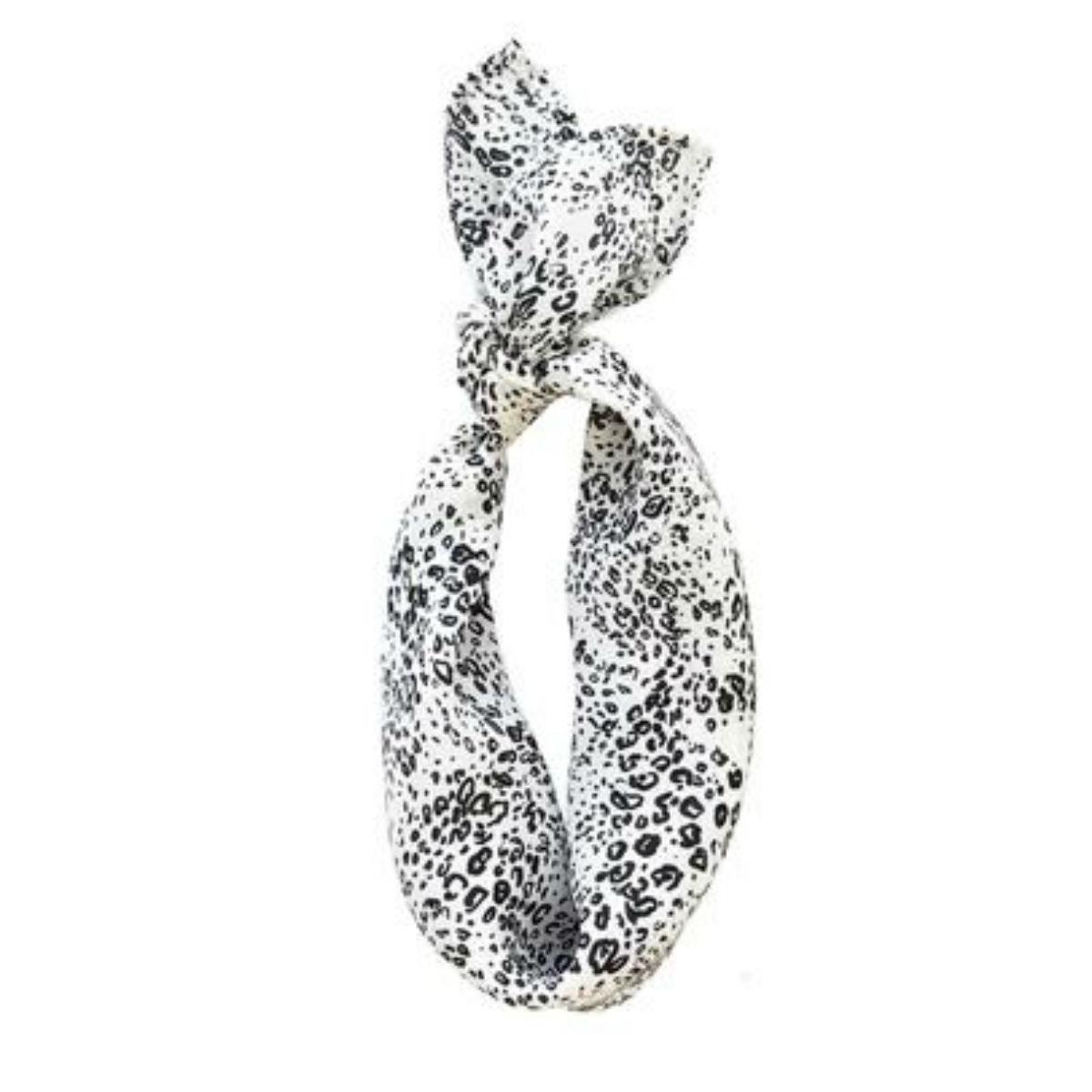 Dog Threads Silk Dog Bandana/ Human Scarf - Luxe Leopard