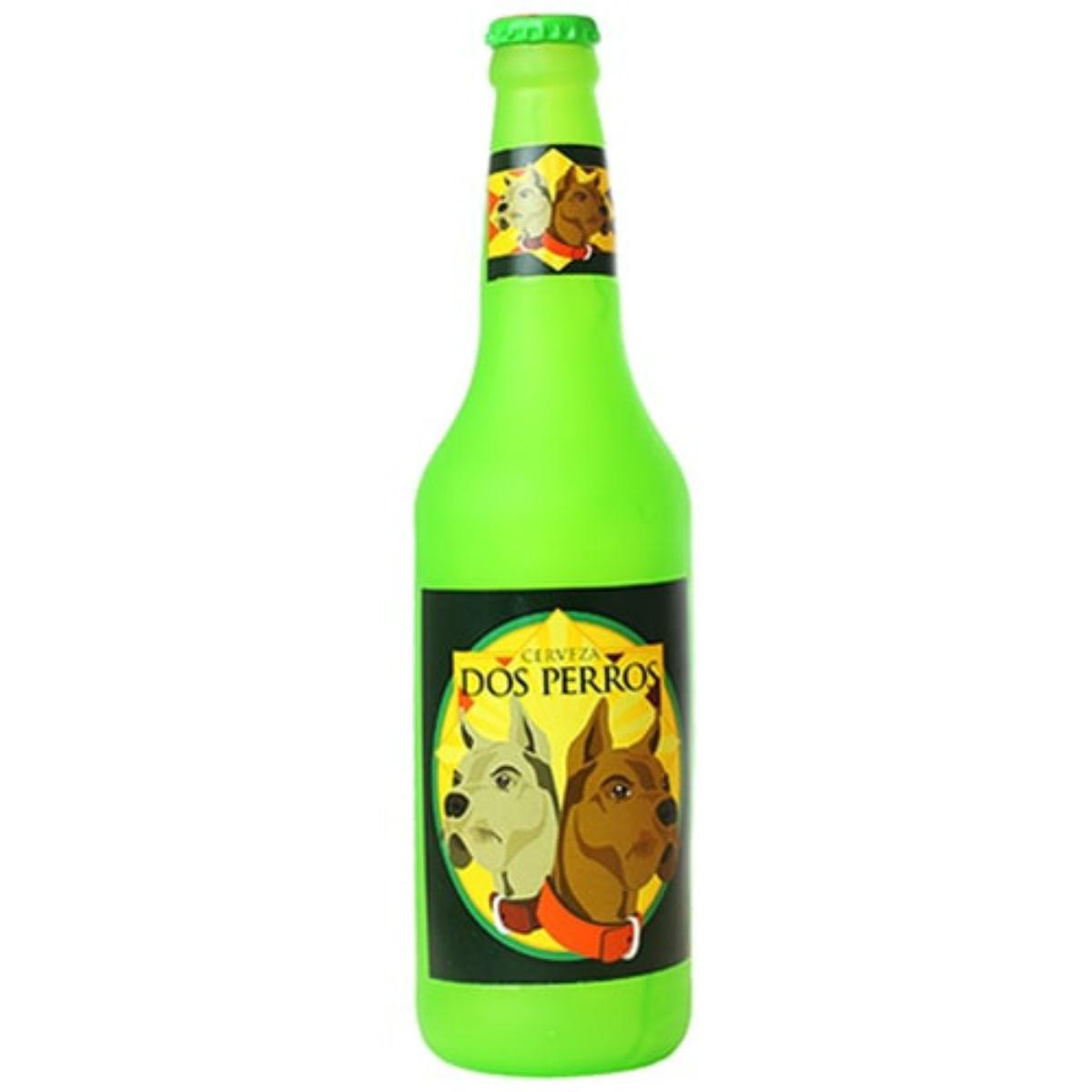 Silly Squeakers Beer Bottle Dog Toy - Dos Perros