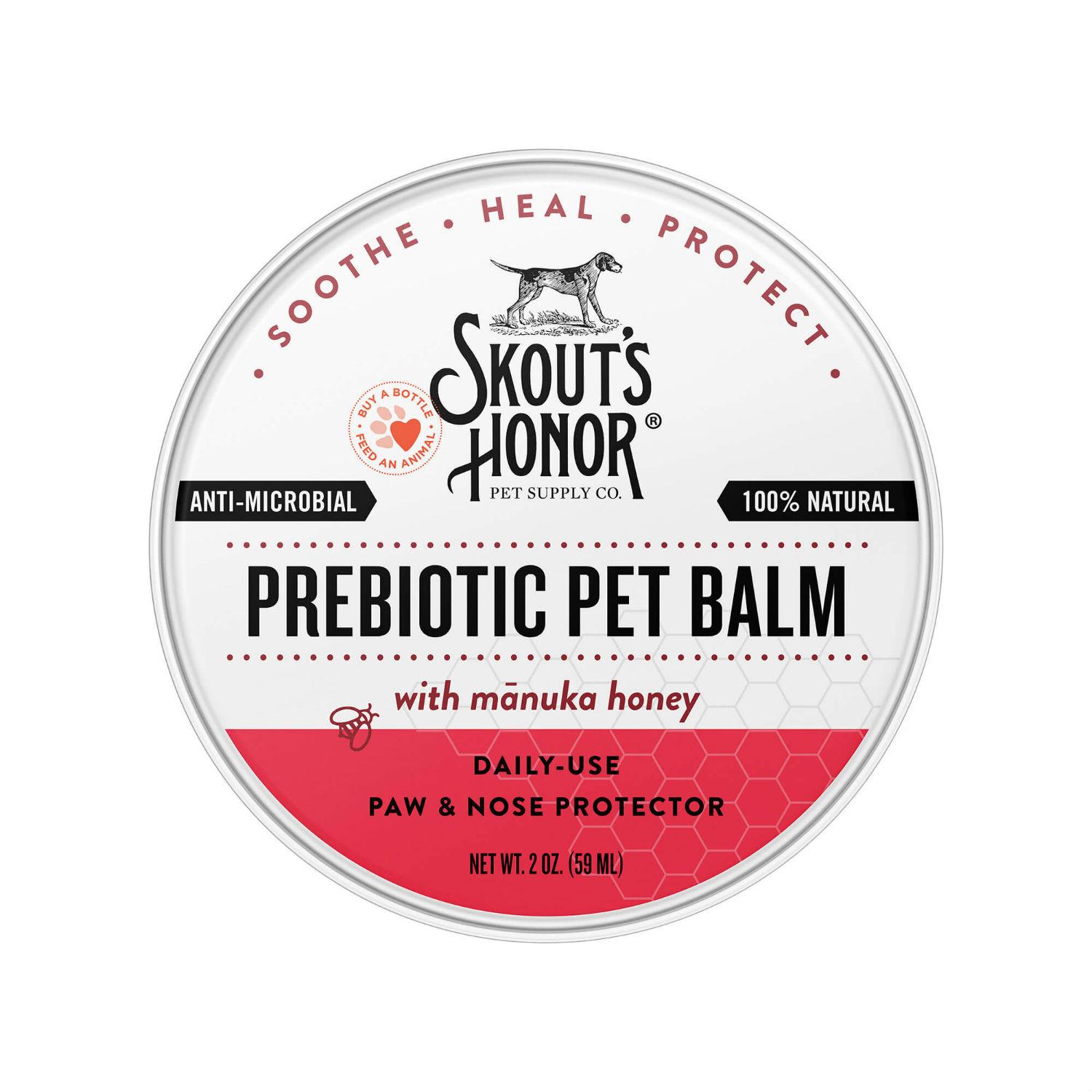 Skout's Honor Prebiotic Pet Balm with Manuka Honey