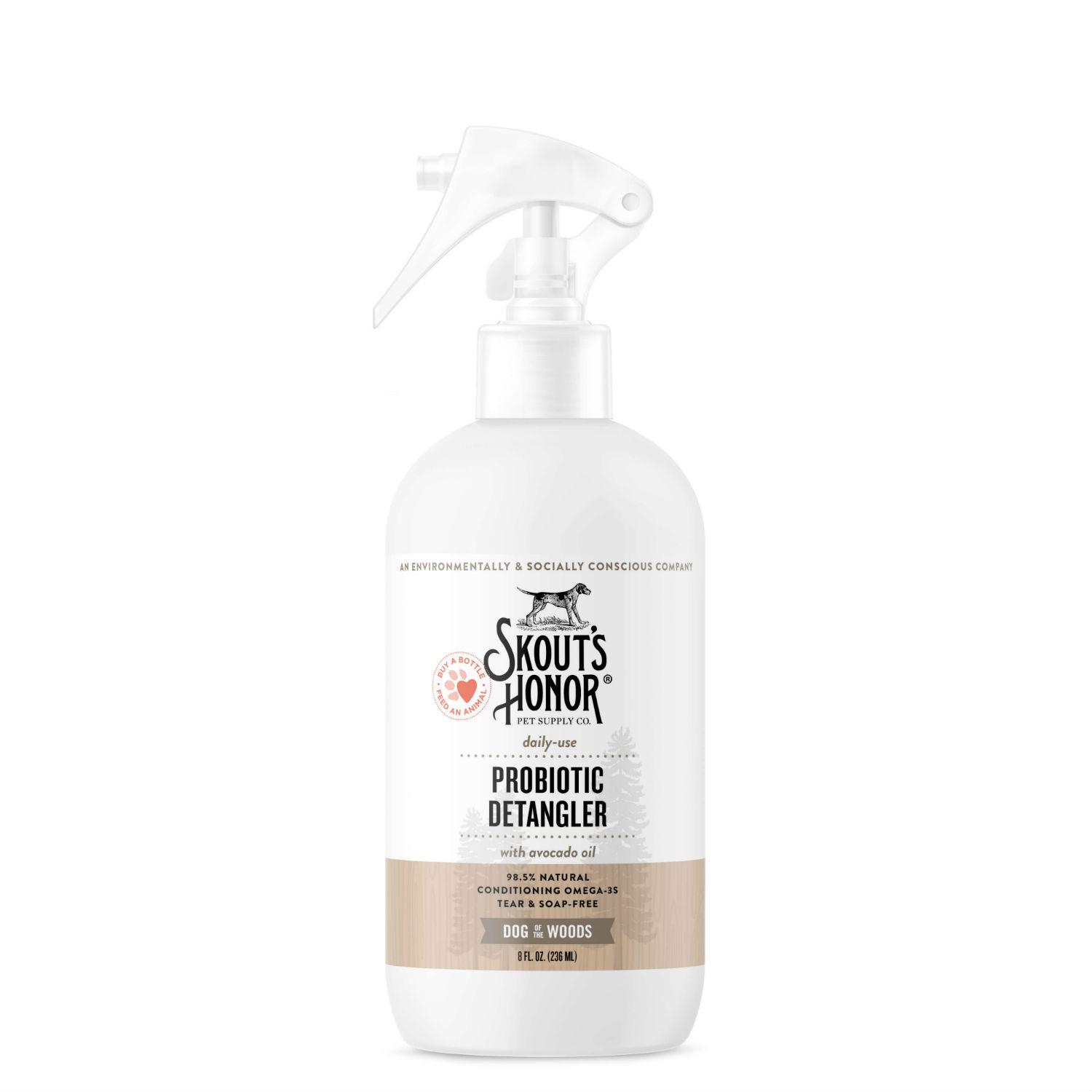 Skout's Honor Probiotic Detangler for Dogs and Cats - Dog of the Woods (Sandalwood Vanilla)