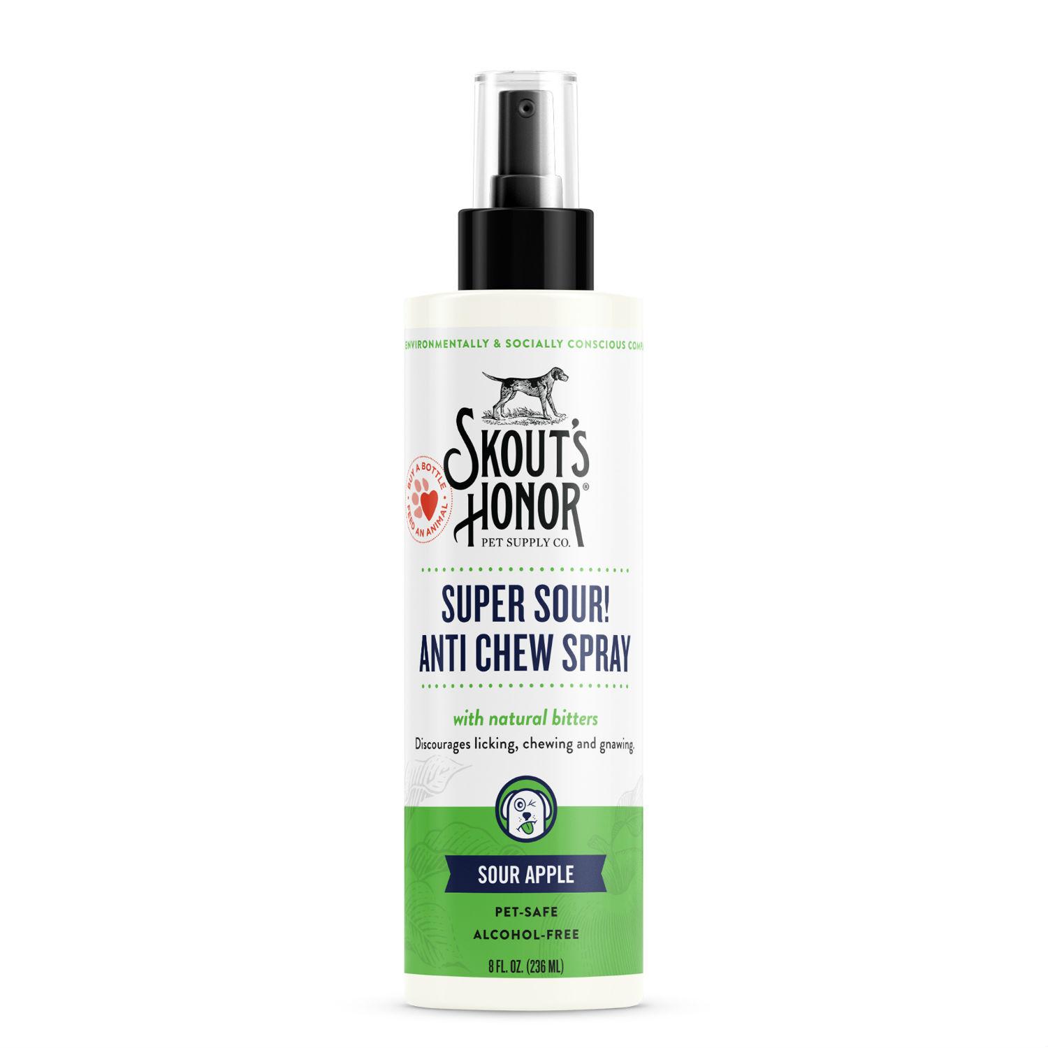 Skout's Honor Super Sour! Anti Chew Spray for Dogs