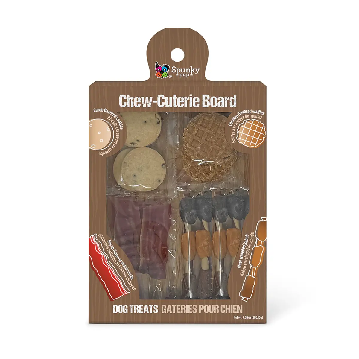 Spunky Pup Chew-Cuterie Dog Treats - Meat Medley